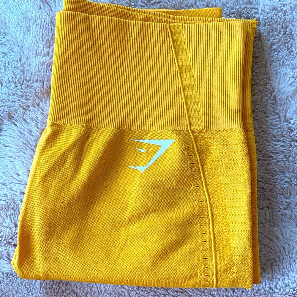 Yellow Gymshark leggings